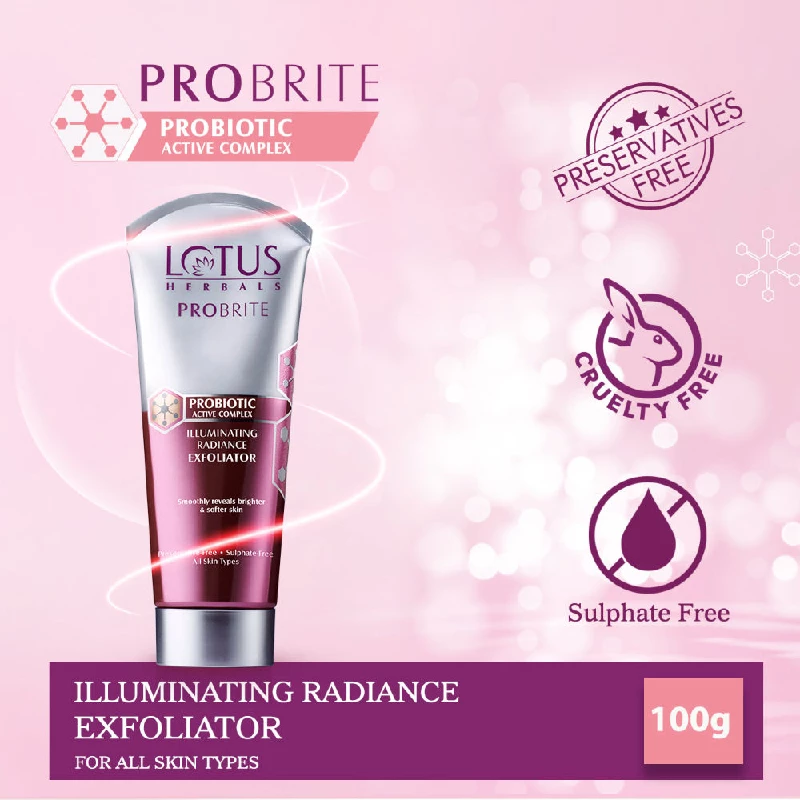 Lotus Herbals Probrite Active Complex Illuminating Radiance Exfoliator, 100 g-5.webp